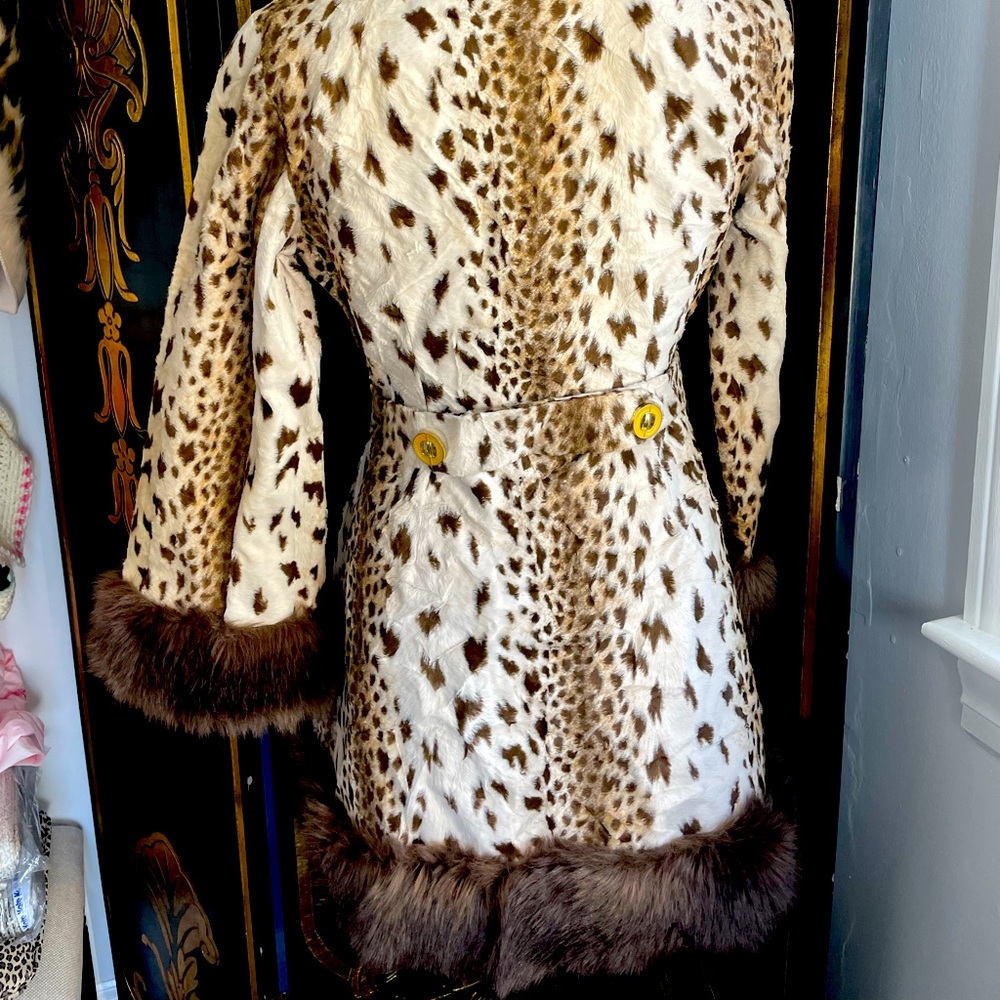 Vintage Mod leopard coat - Picture 3 of 5